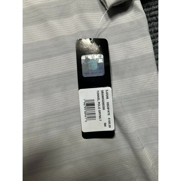 Antigua Super Bowl LVII Kansas City Chiefs Tunnel Polo Shirt M Gray & White St - Picture 3 of 7